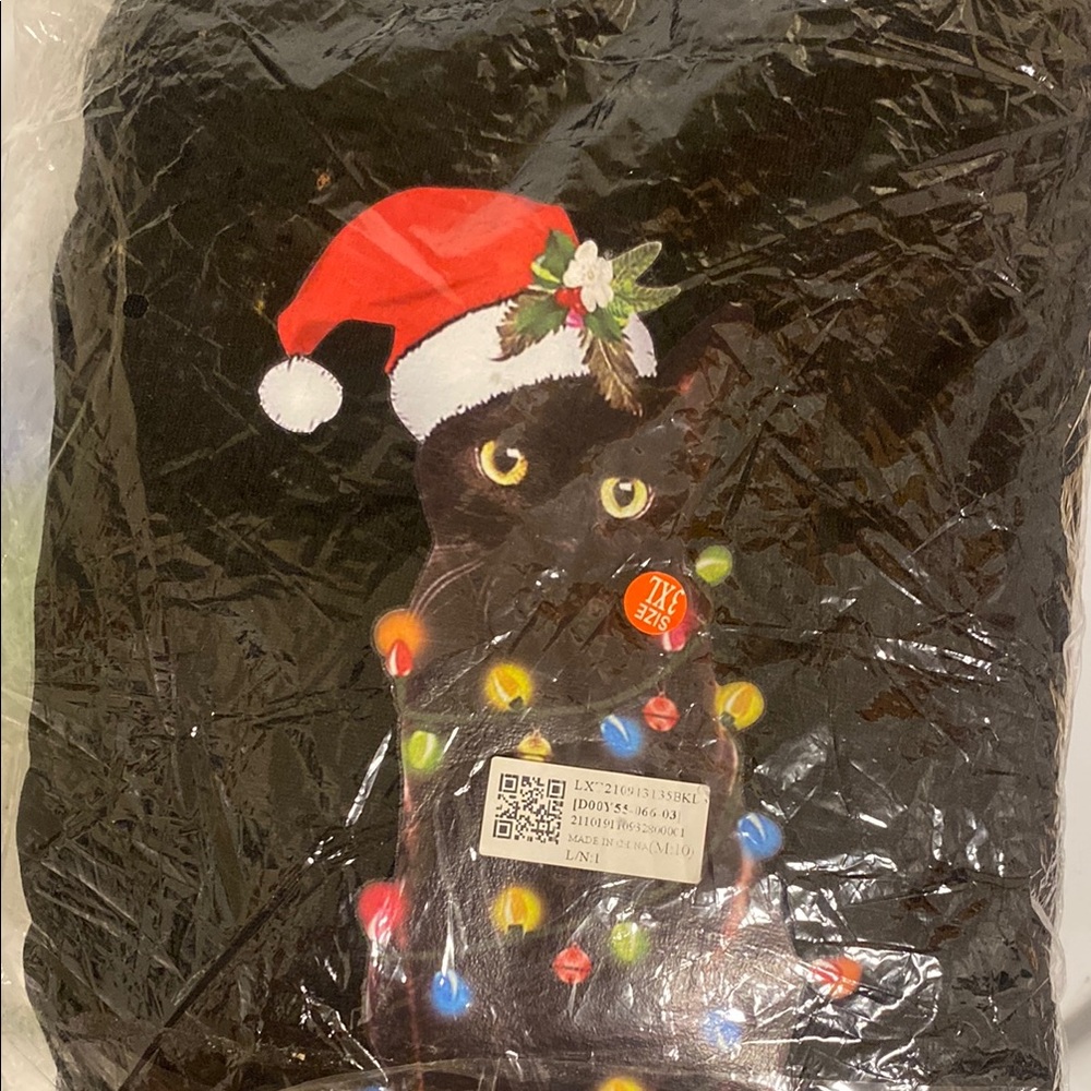 Black Cat Christmas Sweater